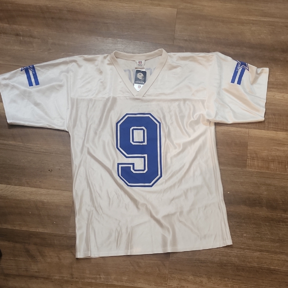 NWT Dallas Cowboys #9 Tony Romo White Blue Men’s Football Jersey
